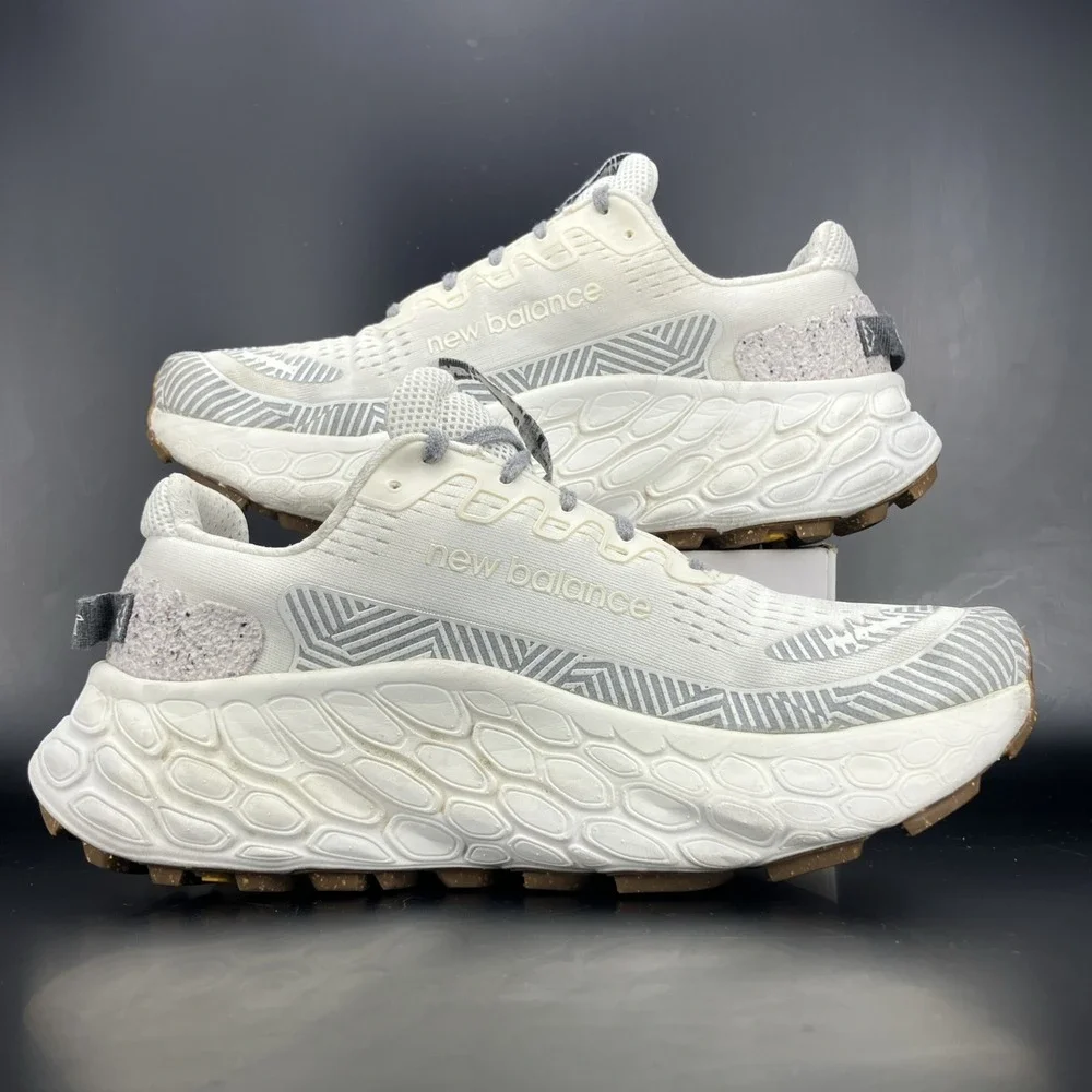 New Balance Fresh Foam X More Trail v3 - Men Size 10 'White Turtledove' MTMORUD3